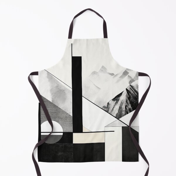 Artikelvorschau, Entdecken Sie "Simplistic & Minimalistic Snowy Winter Alps" mit Bauhaus-Flair entworfen und verkauft von ArtificialGenes.