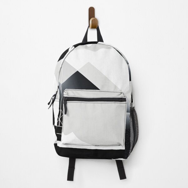 Item preview, Explore "Simplistic & Minimalistic Snowy Winter Alps" with Bauhaus Flair designed and sold by ArtificialGenes.