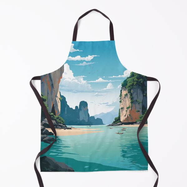 Item preview, A Vintage Travel Illustration of Phuket - Thailand designed and sold by GoodOldVintage.