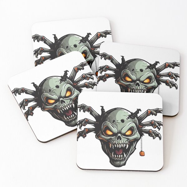 Item preview, Calavera arañida mutante sale en Halloween designed and sold by AlejaJorgeShop.