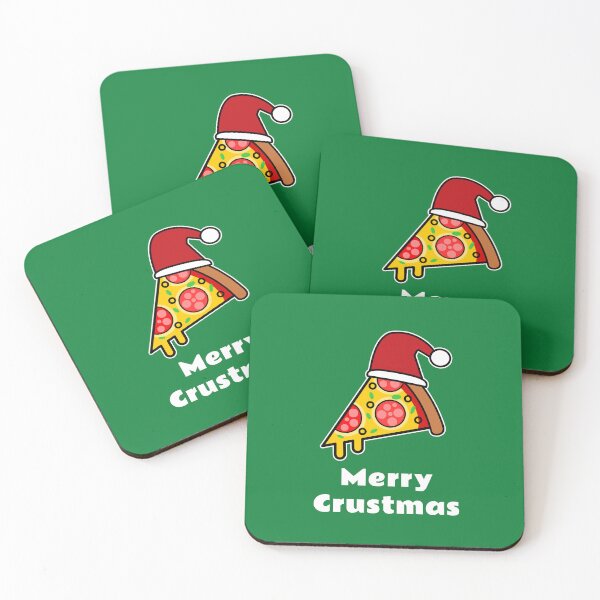 Item preview, Merry Crustmas FUNNY PIZZA SLICE SANTA designed and sold by usernamenaijan.