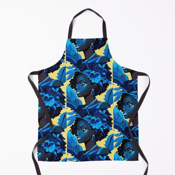 Item preview, Blue flowers lady designed and sold by lilbangdesigns.