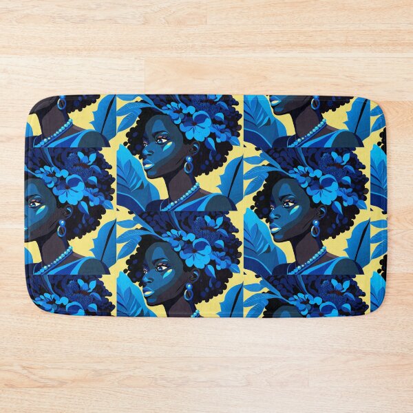 Item preview, Blue flowers lady designed and sold by lilbangdesigns.