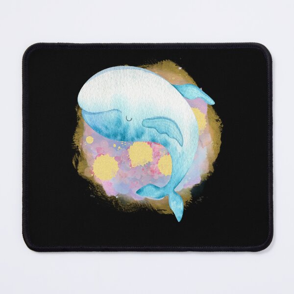 Item preview, Beluga Whale Swimming Watercolor Illustration Art designed and sold by kuremureDesign.