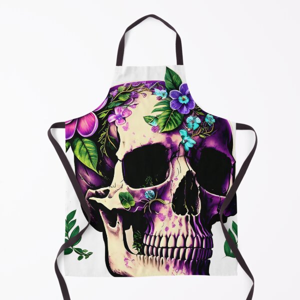 Item preview, Skull, Cross, flowers designed and sold by Thompika.