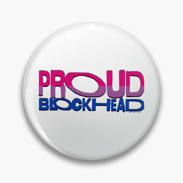 Item preview, Proud Blockhead (Bisexual) designed and sold by TaylorTheWolf.