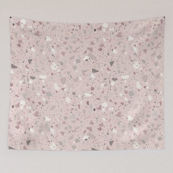 Item preview, Dusty Rose Natural Terrazzo Pattern designed and sold by peachculture.