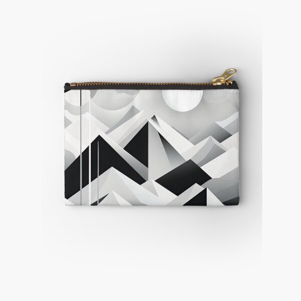 Item preview, Explore "Simplistic & Minimalistic Snowy Winter Alps" with Bauhaus Flair designed and sold by ArtificialGenes.