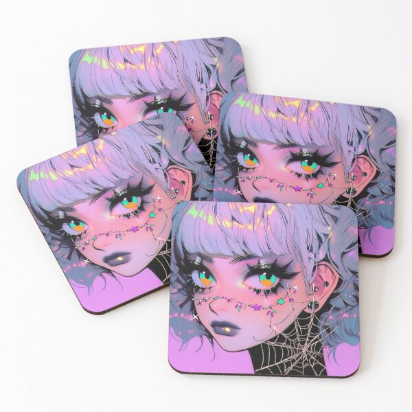 Item preview, Purple Pastel Gothic Spider Girl designed and sold by bennievee.