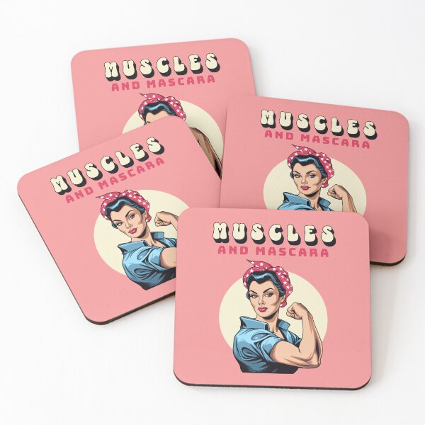 Item preview, Muscles And Mascara designed and sold by RockBeeDesigns.