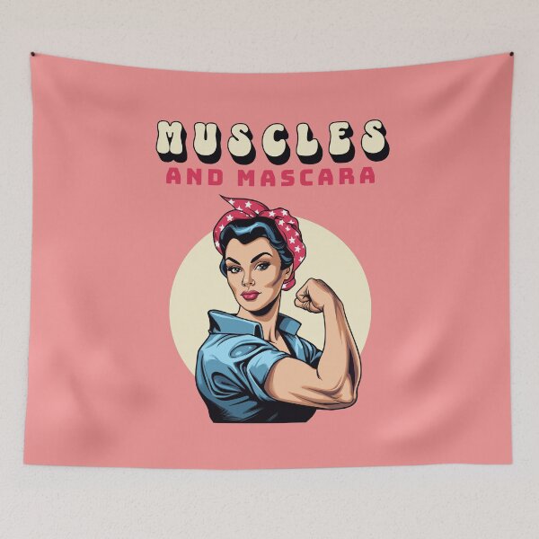Item preview, Muscles And Mascara designed and sold by RockBeeDesigns.