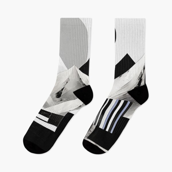 Item preview, Explore "Simplistic & Minimalistic Snowy Winter Alps" with Bauhaus Flair designed and sold by ArtificialGenes.