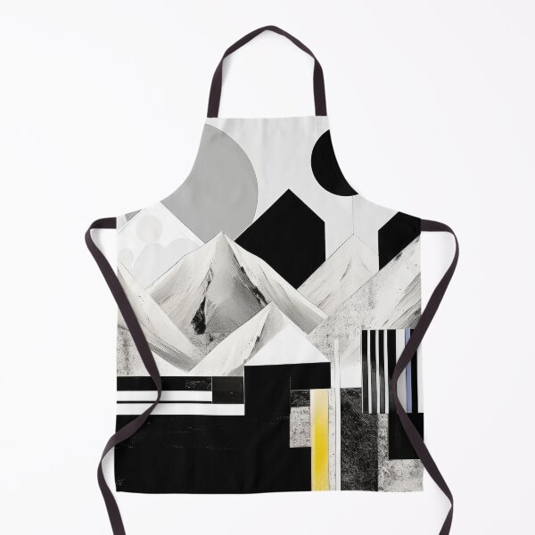 Artikelvorschau, Entdecken Sie "Simplistic & Minimalistic Snowy Winter Alps" mit Bauhaus-Flair entworfen und verkauft von ArtificialGenes.
