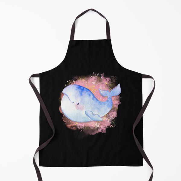 Artikelvorschau, Niedlicher Baby-Beluga-Wal, der Aquarellkunst schwimmt entworfen und verkauft von kuremureDesign.