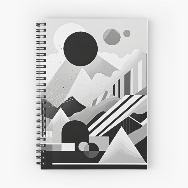 Item preview, Explore "Simplistic & Minimalistic Snowy Winter Alps" with Bauhaus Flair designed and sold by ArtificialGenes.