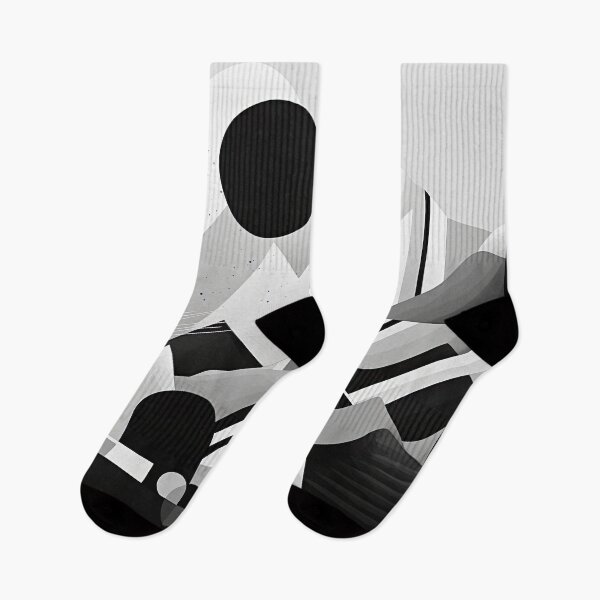 Item preview, Explore "Simplistic & Minimalistic Snowy Winter Alps" with Bauhaus Flair designed and sold by ArtificialGenes.