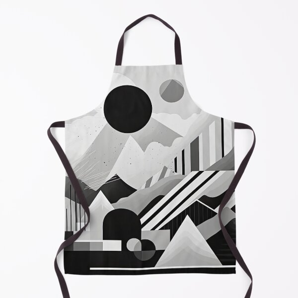 Item preview, Explore "Simplistic & Minimalistic Snowy Winter Alps" with Bauhaus Flair designed and sold by ArtificialGenes.