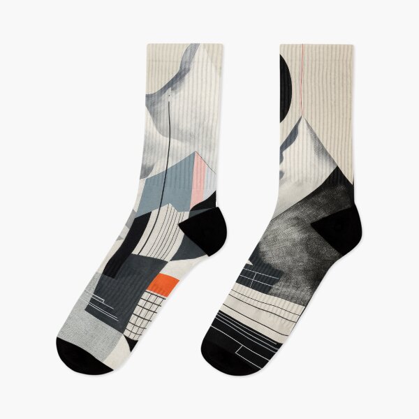 Artikelvorschau, Entdecken Sie "Simplistic & Minimalistic Snowy Winter Alps" mit Bauhaus-Flair entworfen und verkauft von ArtificialGenes.