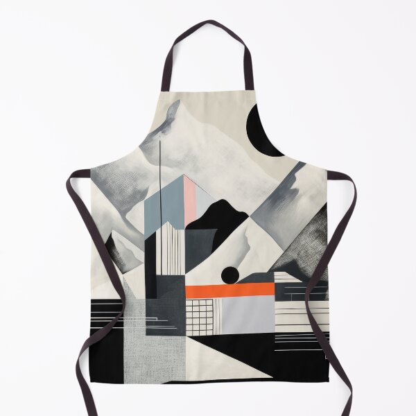 Artikelvorschau, Entdecken Sie "Simplistic & Minimalistic Snowy Winter Alps" mit Bauhaus-Flair entworfen und verkauft von ArtificialGenes.