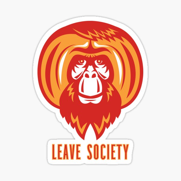 Item preview, Leave Society 3 designed and sold by Sage-Raven.