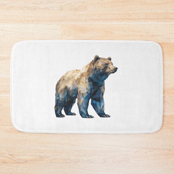 Item preview, Bear made of triangles print designed and sold by Jarocosh.
