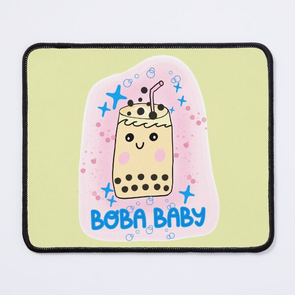 Item preview, Boba Baby Cute Kawaii Bubble Tea Time designed and sold by Renata Illustrata.