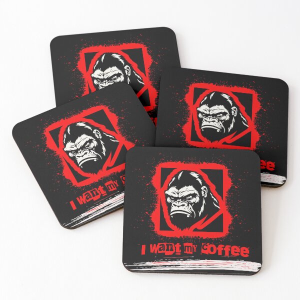 Item preview, I want my coffee gorilla designed and sold by WondersByMel.