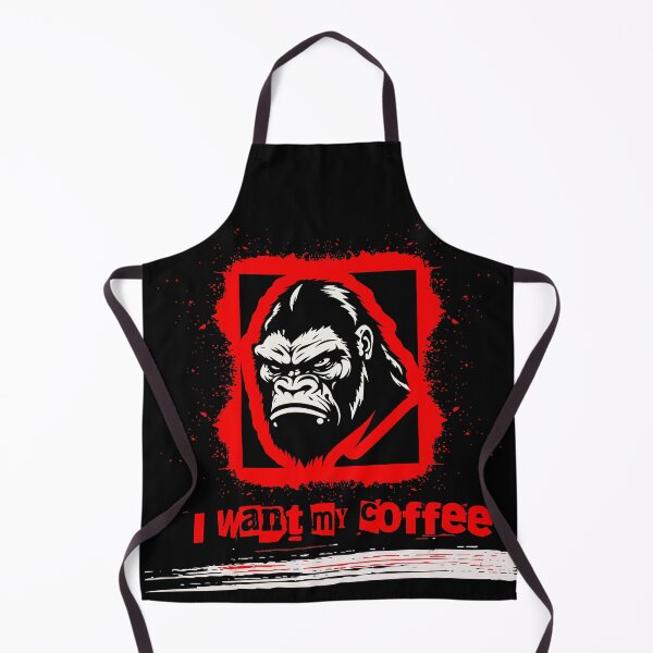 Item preview, I want my coffee gorilla designed and sold by WondersByMel.