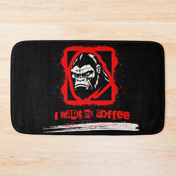 Item preview, I want my coffee gorilla designed and sold by WondersByMel.
