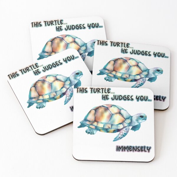 Item preview, This turtle... he judges you... Immensely designed and sold by Wisnak SHOP.