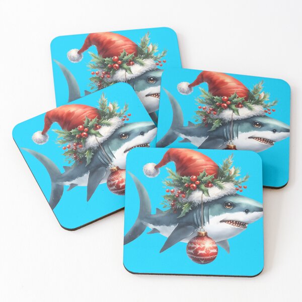 Item preview,  Dive into the Holidays with our Shark Christmas Design!  designed and sold by SandbarTees.