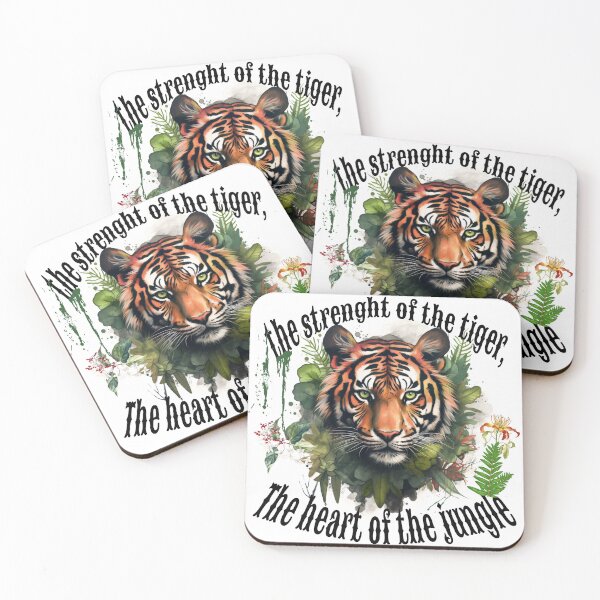 Item preview, The strength of the tiger, the heart of the jungle designed and sold by jean giosi.