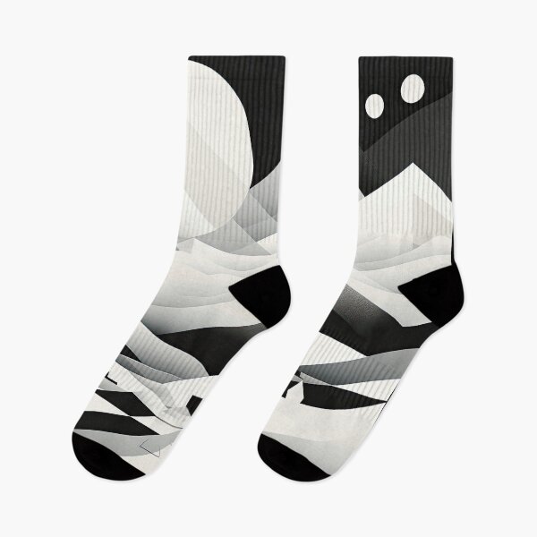 Item preview, Explore "Simplistic & Minimalistic Snowy Winter Alps" with Bauhaus Flair designed and sold by ArtificialGenes.