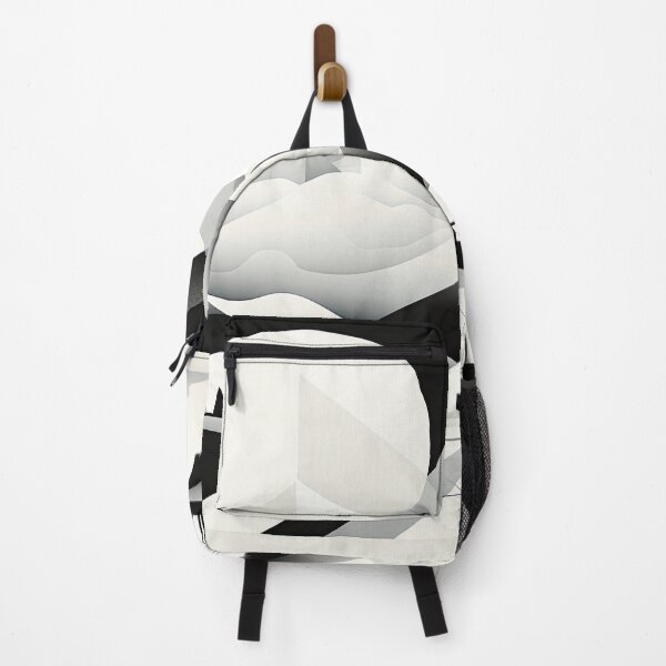 Item preview, Explore "Simplistic & Minimalistic Snowy Winter Alps" with Bauhaus Flair designed and sold by ArtificialGenes.