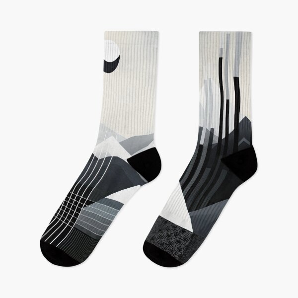 Artikelvorschau, Entdecken Sie "Simplistic & Minimalistic Snowy Winter Alps" mit Bauhaus-Flair entworfen und verkauft von ArtificialGenes.