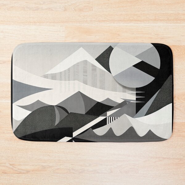 Artikelvorschau, Entdecken Sie "Simplistic & Minimalistic Snowy Winter Alps" mit Bauhaus-Flair entworfen und verkauft von ArtificialGenes.
