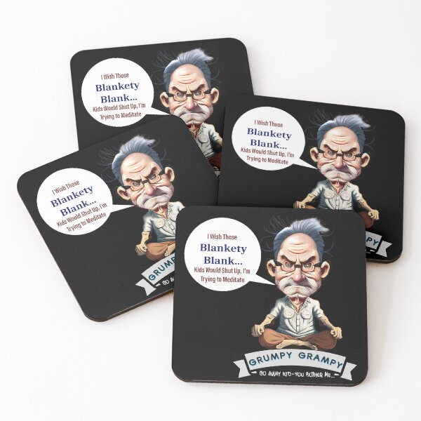 Item preview, Grumpy Grampy Meditating designed and sold by Mark Mentzer.