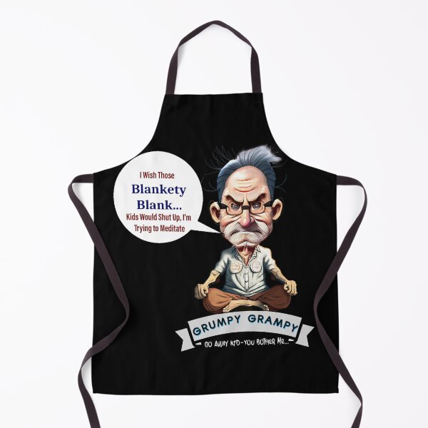 Item preview, Grumpy Grampy Meditating designed and sold by Mark Mentzer.
