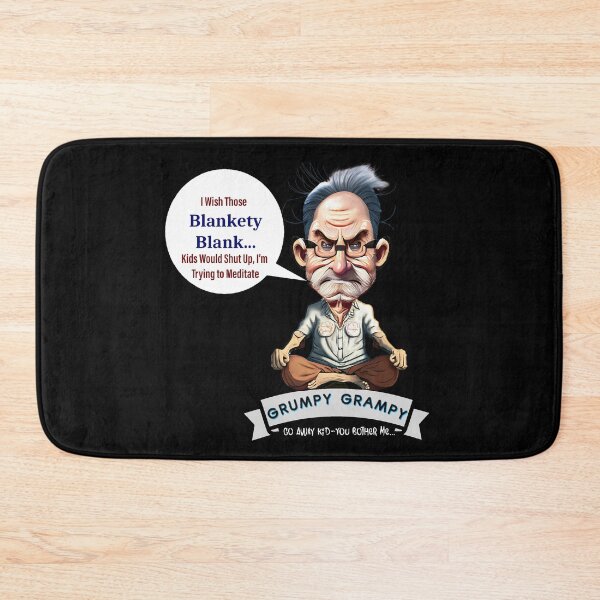 Item preview, Grumpy Grampy Meditating designed and sold by Mark Mentzer.