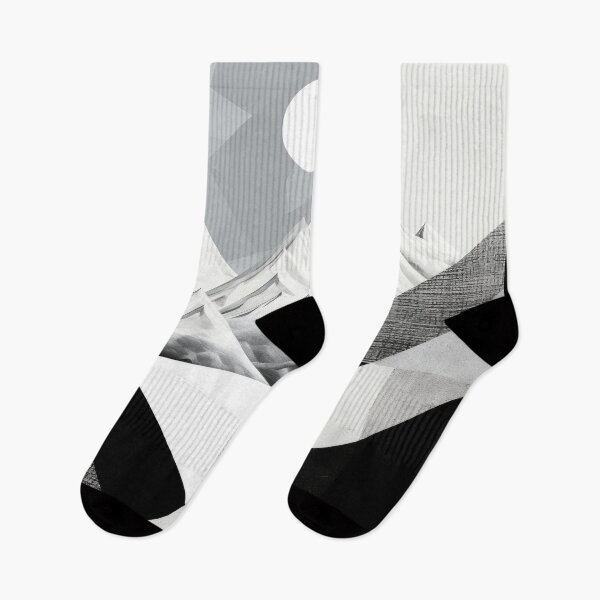 Artikelvorschau, Entdecken Sie "Simplistic & Minimalistic Snowy Winter Alps" mit Bauhaus-Flair entworfen und verkauft von ArtificialGenes.