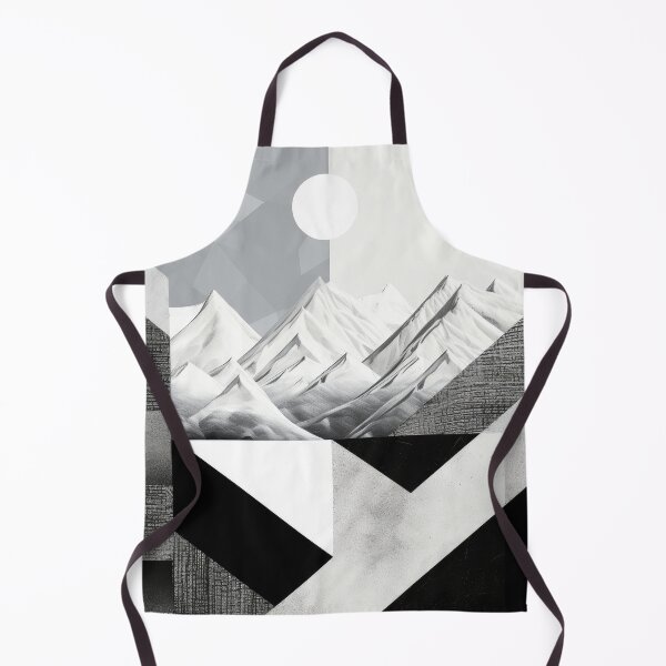 Artikelvorschau, Entdecken Sie "Simplistic & Minimalistic Snowy Winter Alps" mit Bauhaus-Flair entworfen und verkauft von ArtificialGenes.