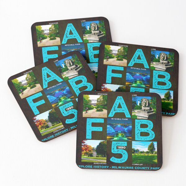 Item preview, FAB 5 • Milwaukee County Parks designed and sold by MKE Rhine Maiden  •  Grumble Services, LLC..
