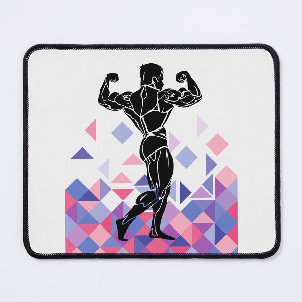 Item preview, Retro Bodybuilder Twisted Double Bicep Pose designed and sold by Sturdust.