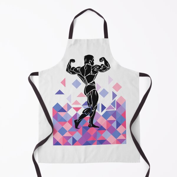 Item preview, Retro Bodybuilder Twisted Double Bicep Pose designed and sold by Sturdust.