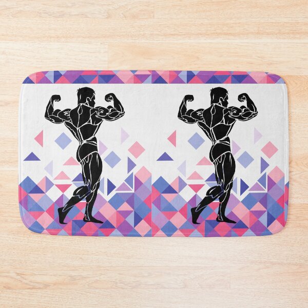 Item preview, Retro Bodybuilder Twisted Double Bicep Pose designed and sold by Sturdust.