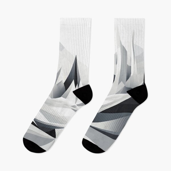 Artikelvorschau, Entdecken Sie "Simplistic & Minimalistic Snowy Winter Alps" mit Bauhaus-Flair entworfen und verkauft von ArtificialGenes.