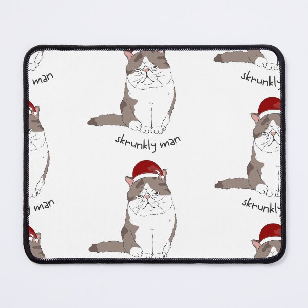 Item preview, "Skrunkly Man" Christmas Santa Cat Meowy Catmas designed and sold by pepperspals.
