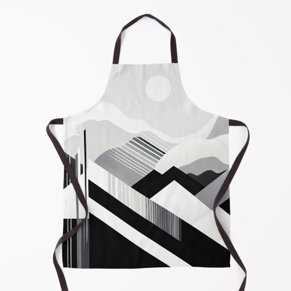 Item preview, Explore "Simplistic & Minimalistic Snowy Winter Alps" with Bauhaus Flair designed and sold by ArtificialGenes.
