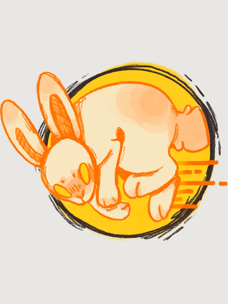 Thumbnail 6 of 6, Premium Oversized Hoodie, Frantic Rabbit designed and sold by LetteSpaghetti.