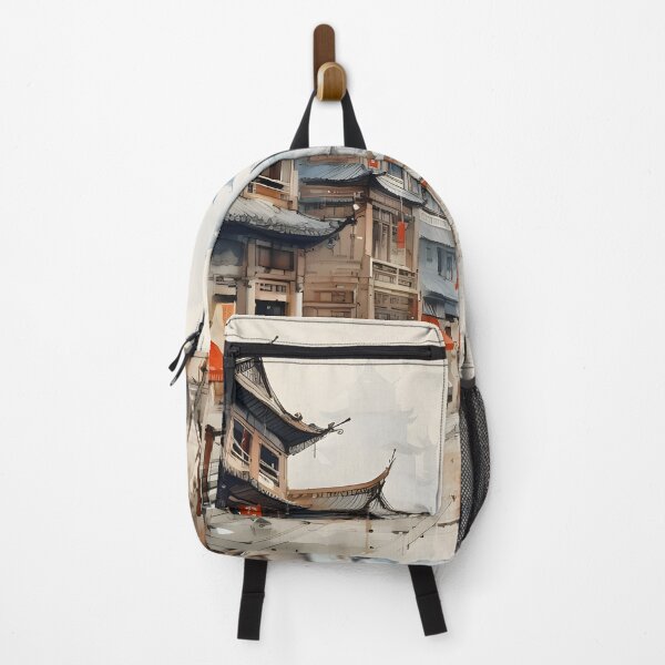 Item preview, Traditional Chinese ink wash city designed and sold by MarkBobo.